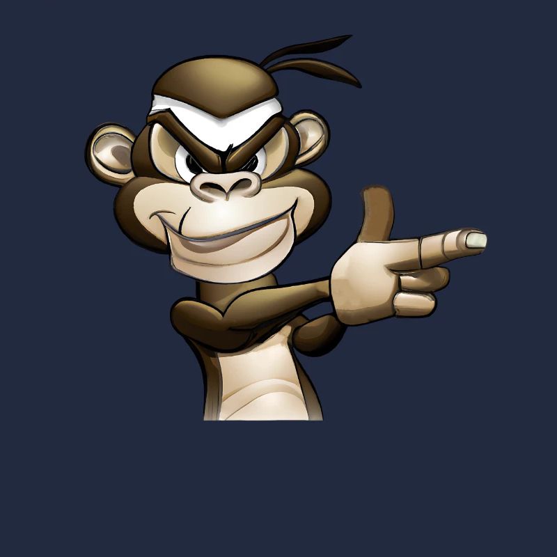Arme de poing Gangster Monkey Graffity