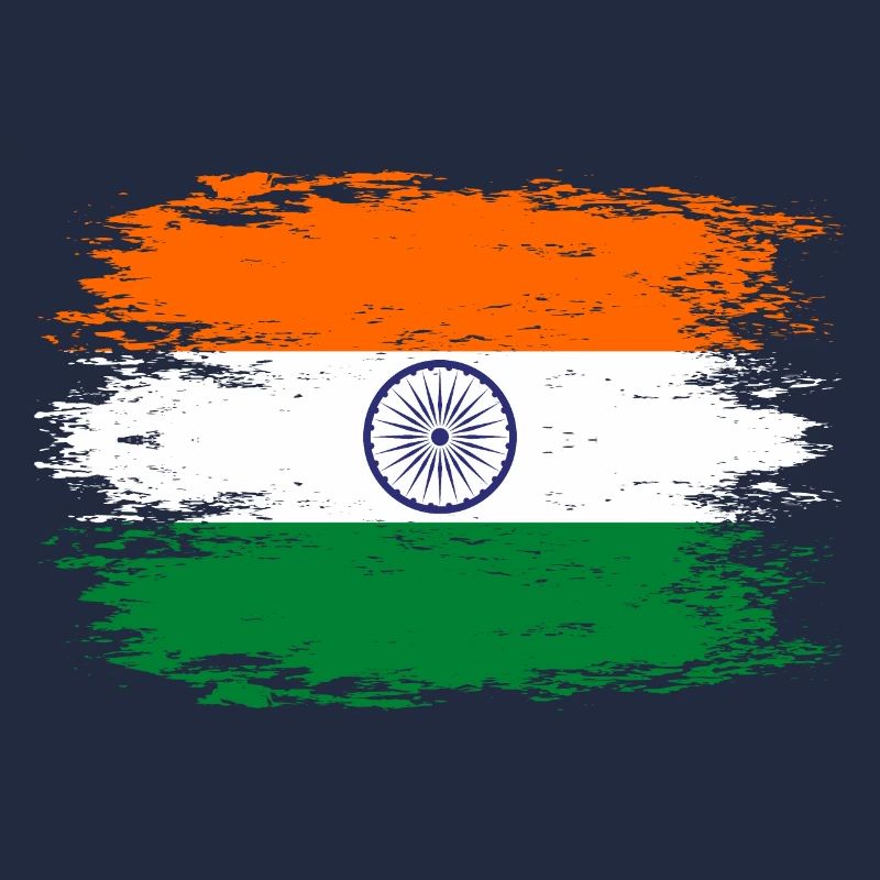 Drapeau de l’Inde aspect utilisé