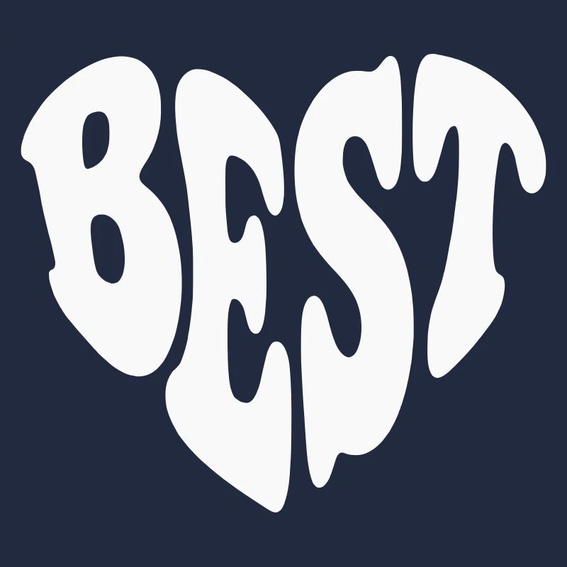 Best (friend / partner) Heart - Customizable color