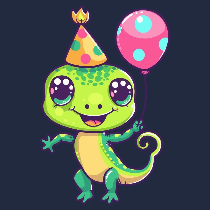 Echse Geburtstag Comic