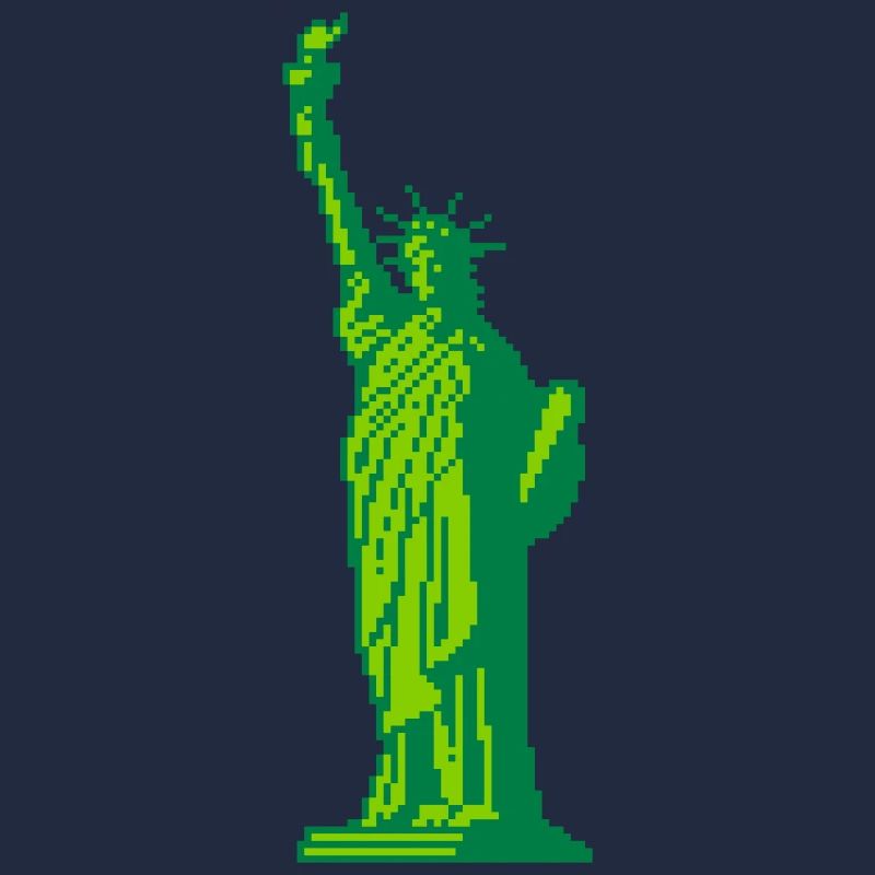 8bit Freiheitsstatue