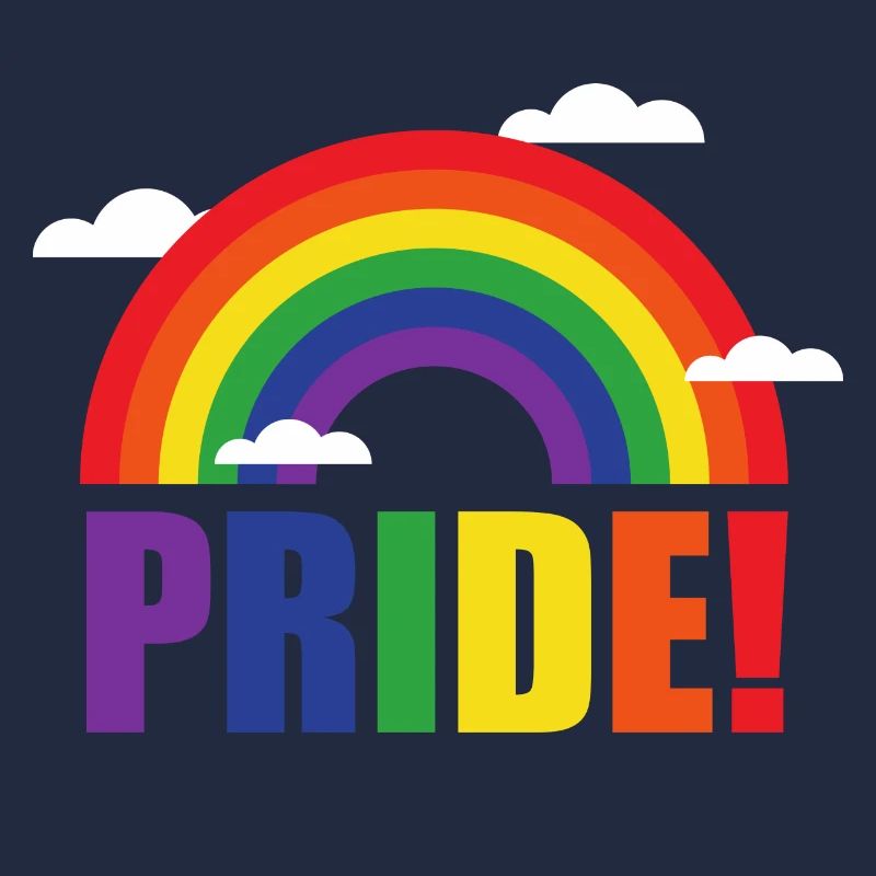 Pride Regenbogen mit Wolken | LGBT | Geschenkidee