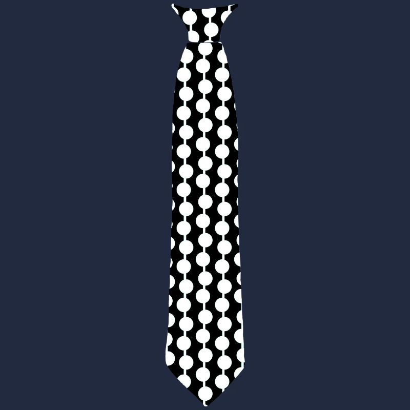 Tie Dots - Dots black white pattern -