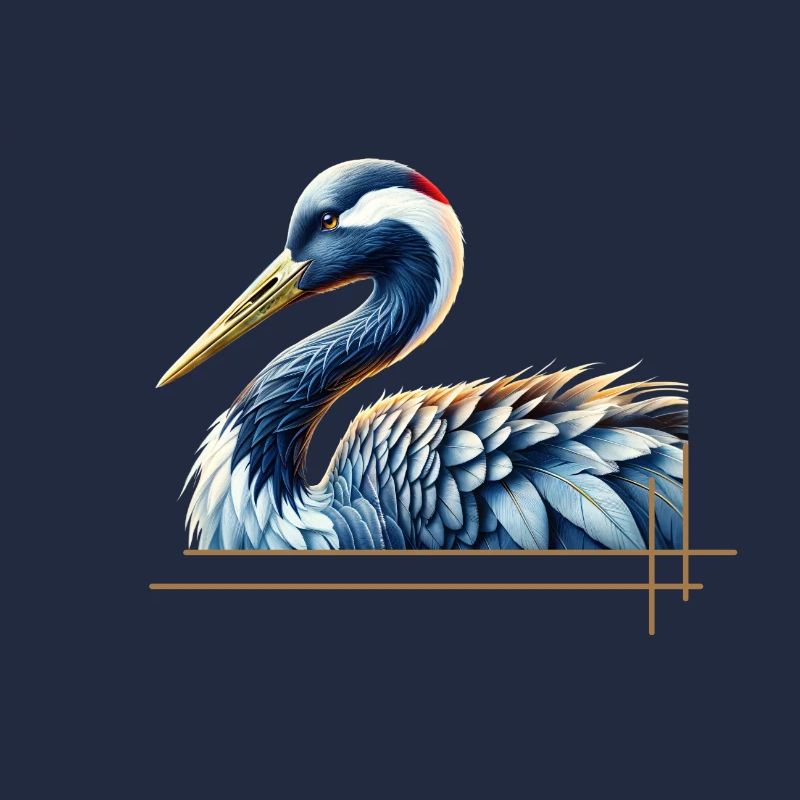 Grue élégante