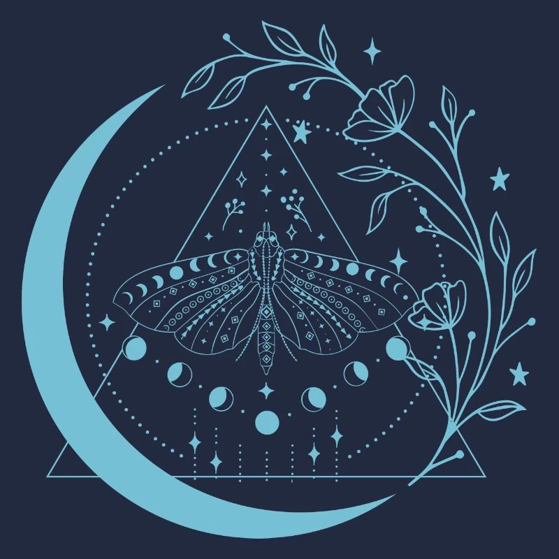 Moth Moon Flowers
