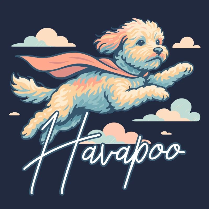 Super Hund Havapoo Cape Umhang Geschenk