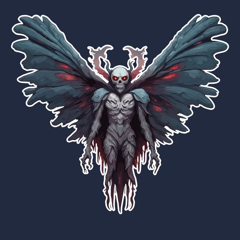 Mothman / Moth / Insect / Mythical Creature / Flutter