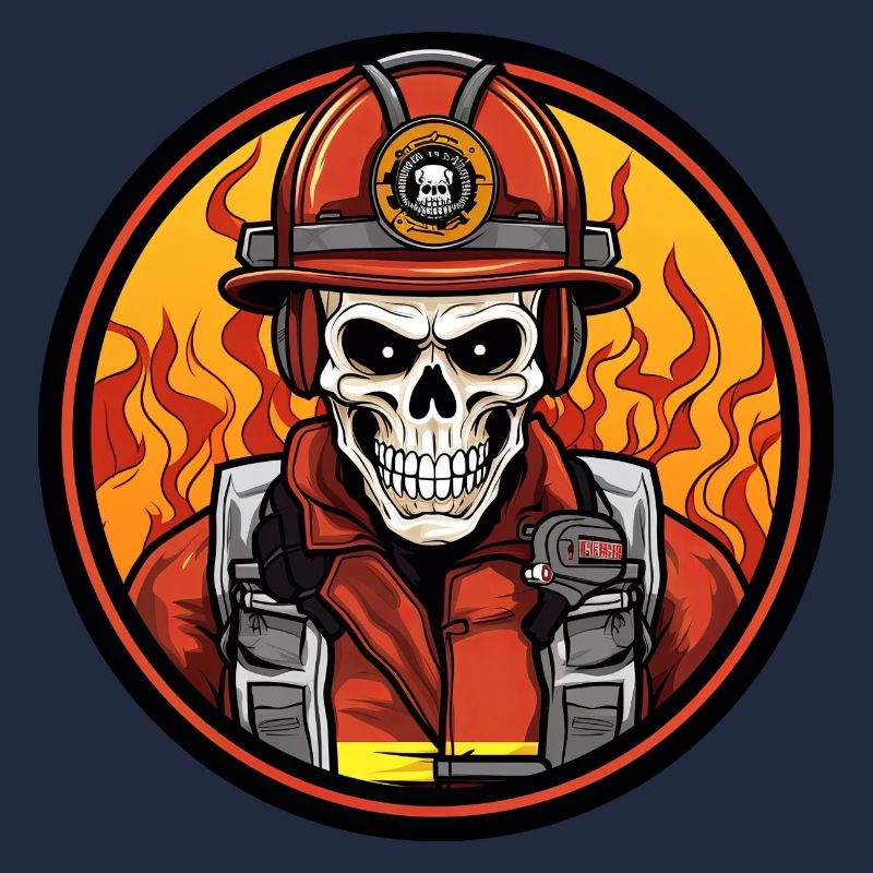 Brigade de pompiers squelette