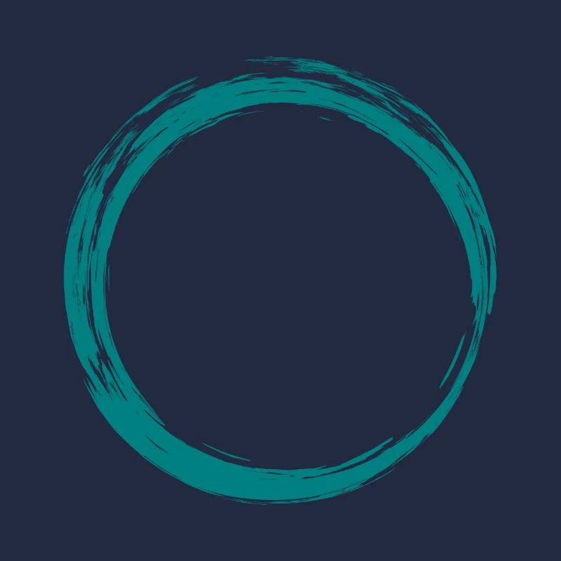 Circle Icon Design Brush Customizable