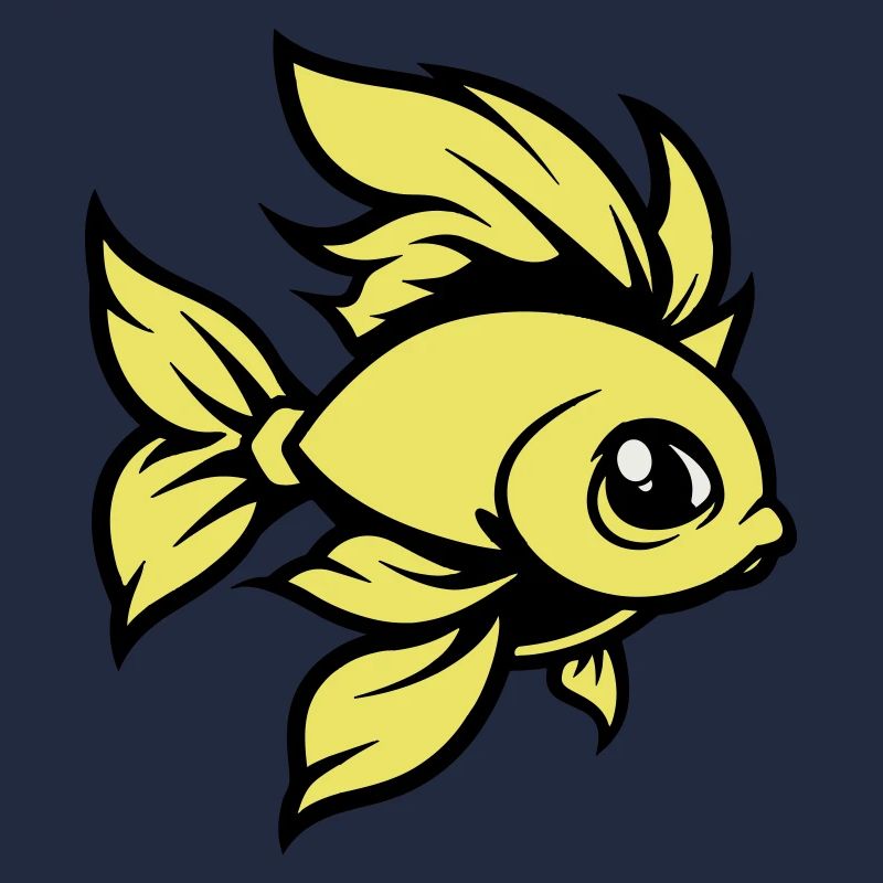 goldfisch fisch comic tier