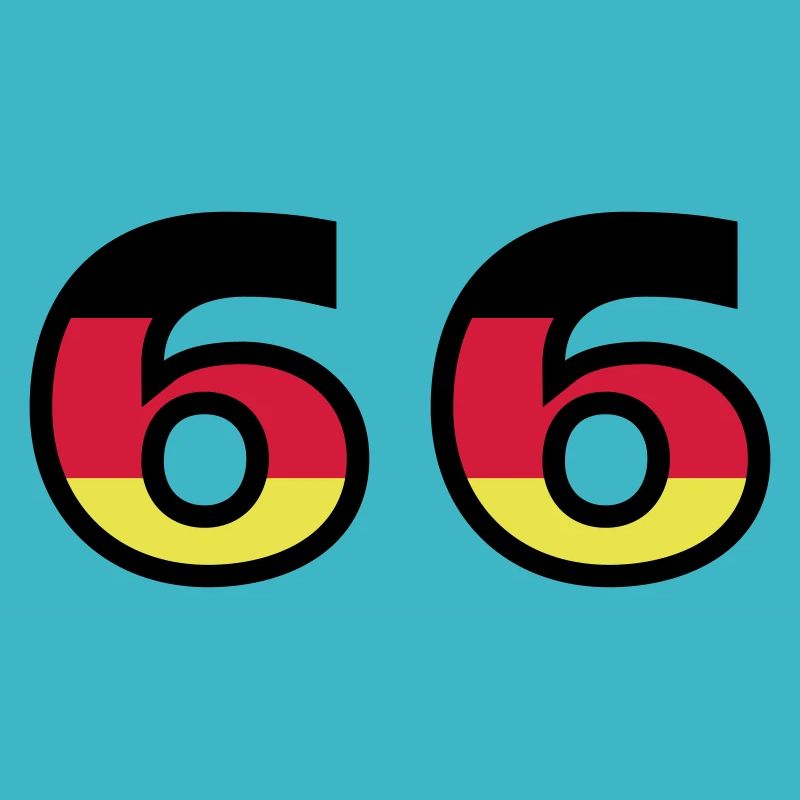 66 Numéro Allemagne Jersey