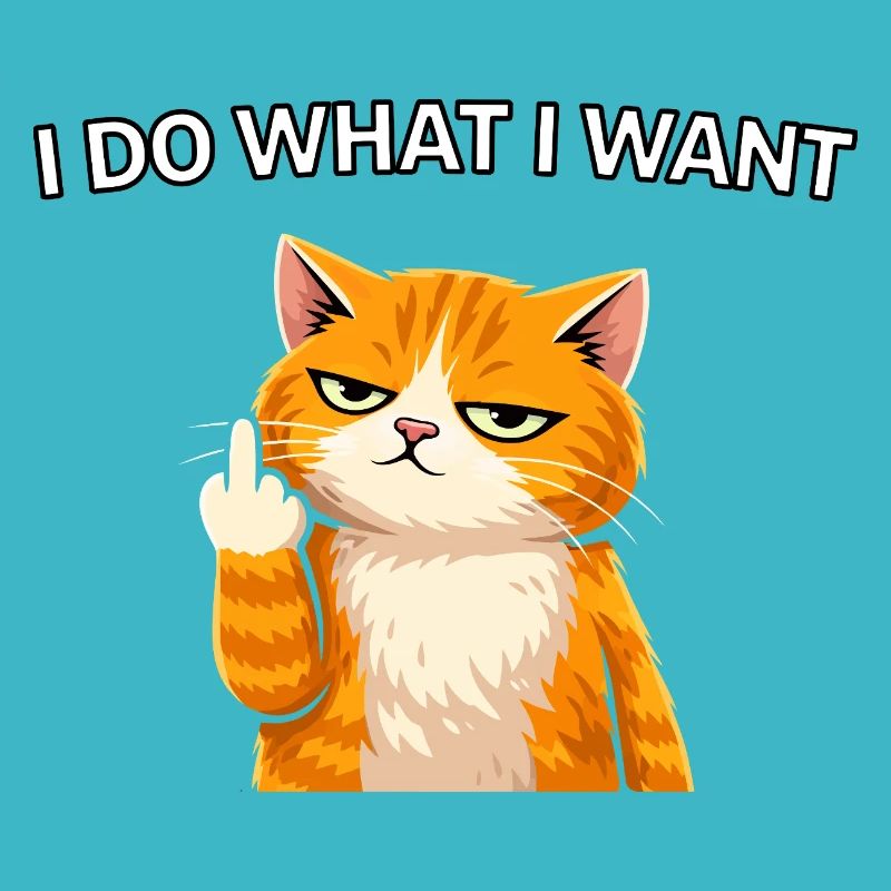 Sassy Cat I Do What I Want