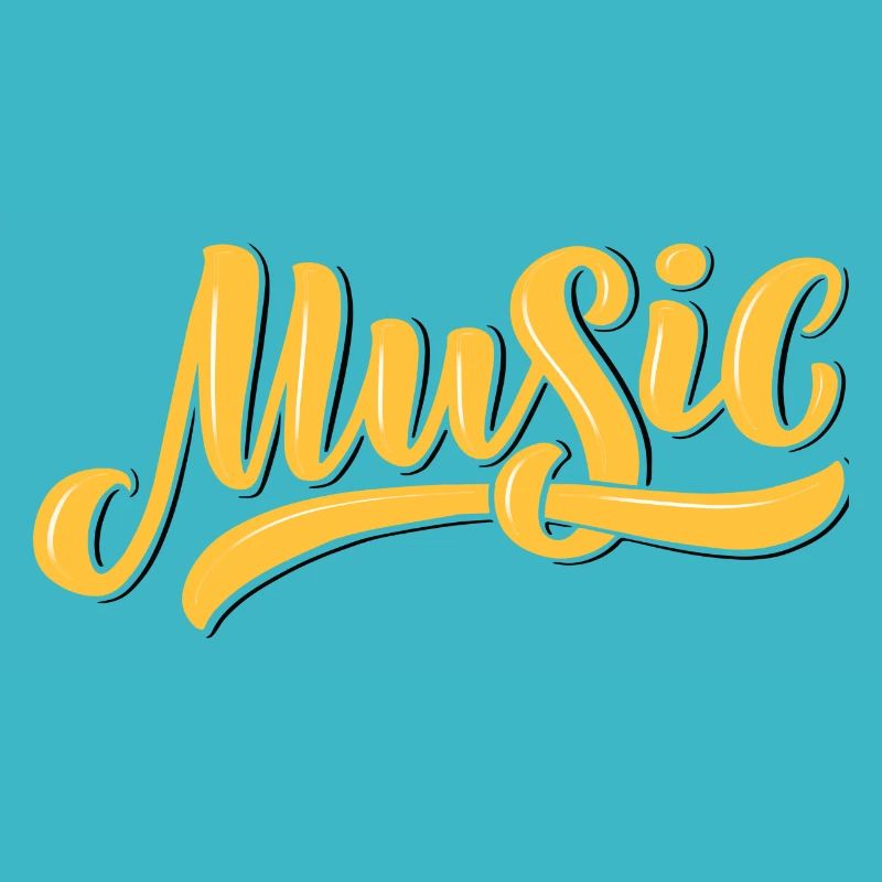 Conception musicale illustrative avec des tons chauds