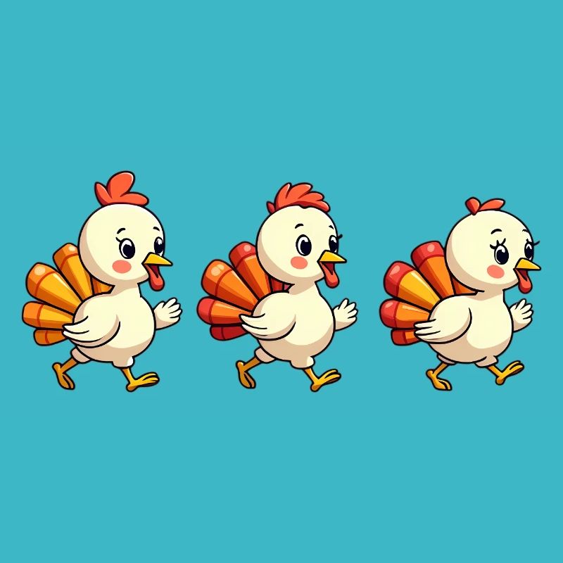 Bébé dinde de Thanksgiving