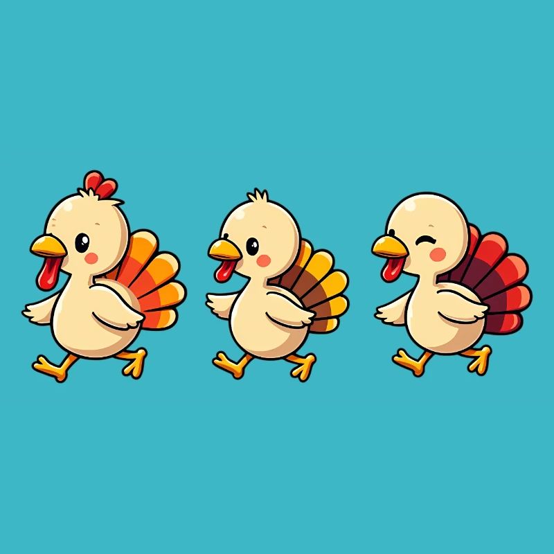 Bébé dinde de Thanksgiving