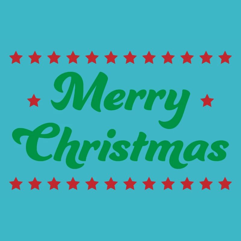 Joyeux Noël étoiles vert rouge