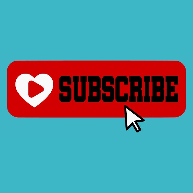 Fabulous YouTube Channel Subscribe Button Icon