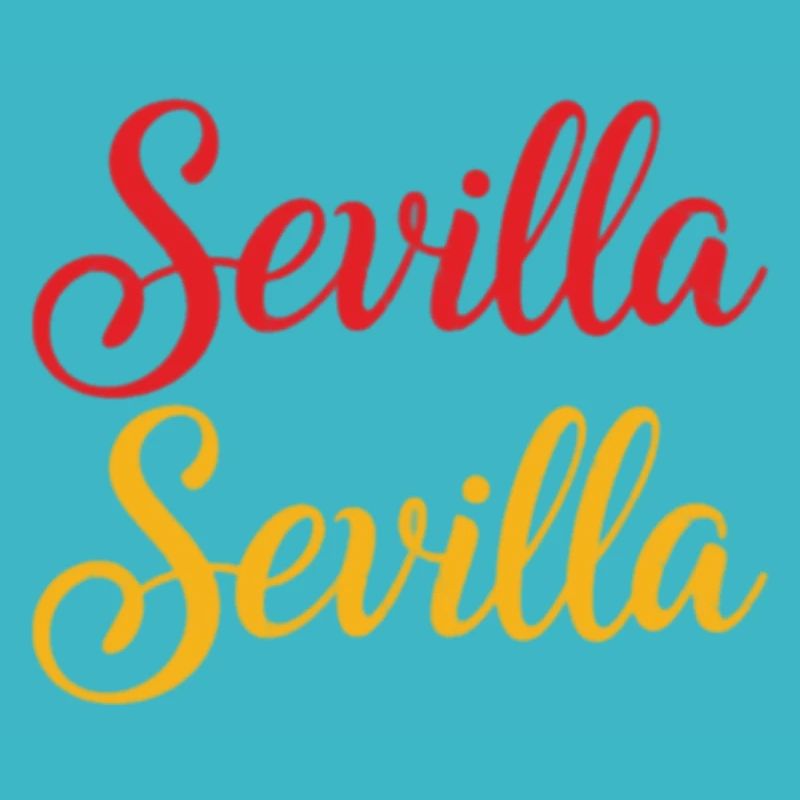 Sevilla Script Duo Rot Gelb Retro