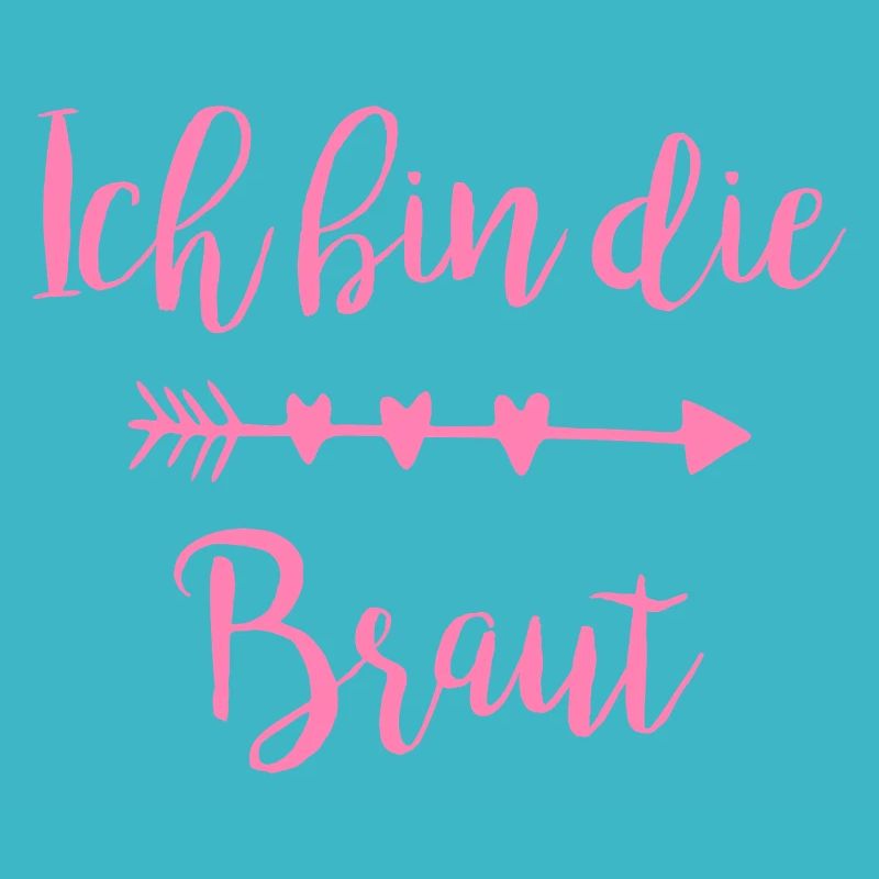 Ich bin die Braut Herzpfeil Script