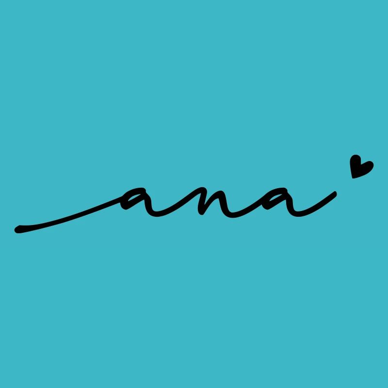 Ana Cursive Name