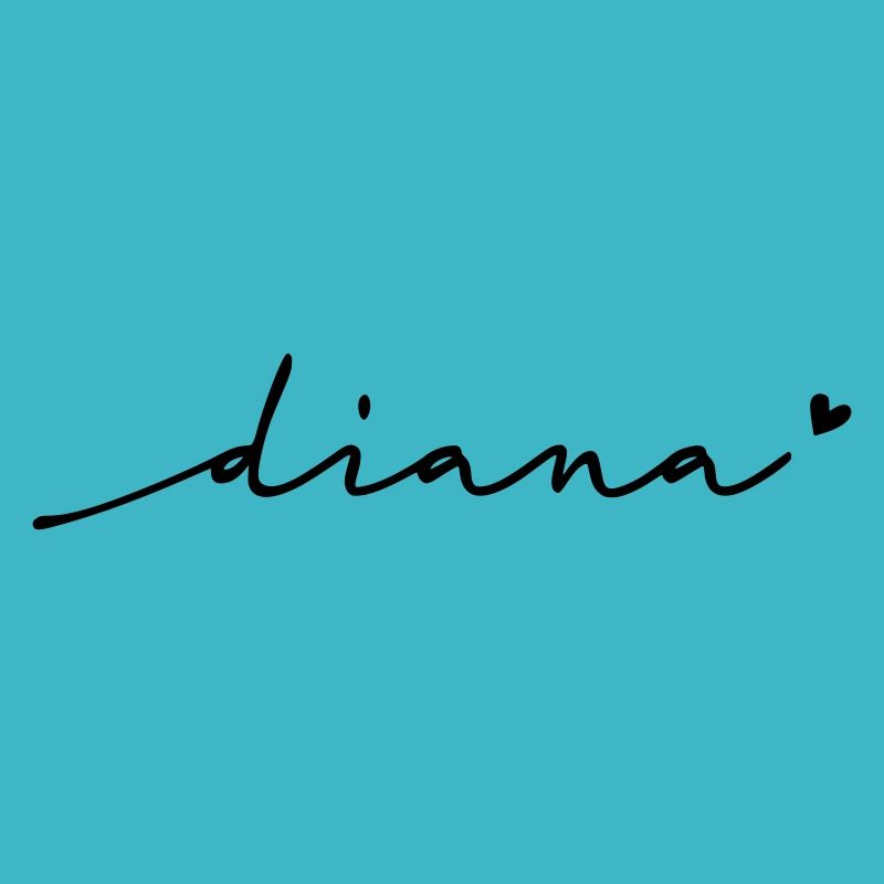 Diana Cursive Name
