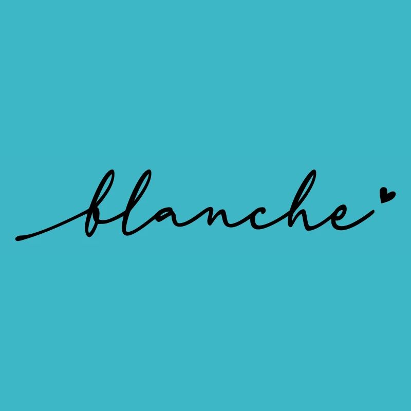 Nom cursif de Blanche