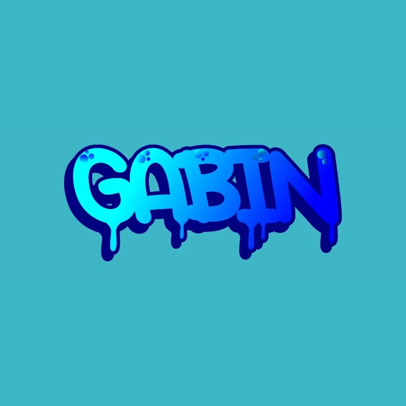 Graffiti first name Gabin