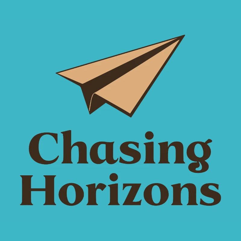 Papierflieger Spruch Zitat Chasing Horizons