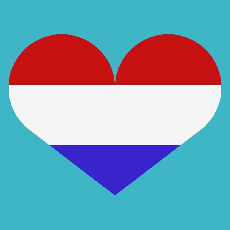 Drapeau du cœur des Pays-Bas