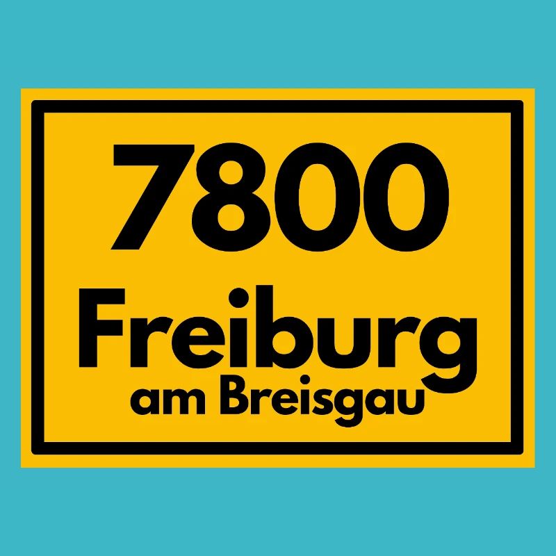 ANCIEN CODE POSTAL RÉTRO 7800 FREIBURG BREISGAU