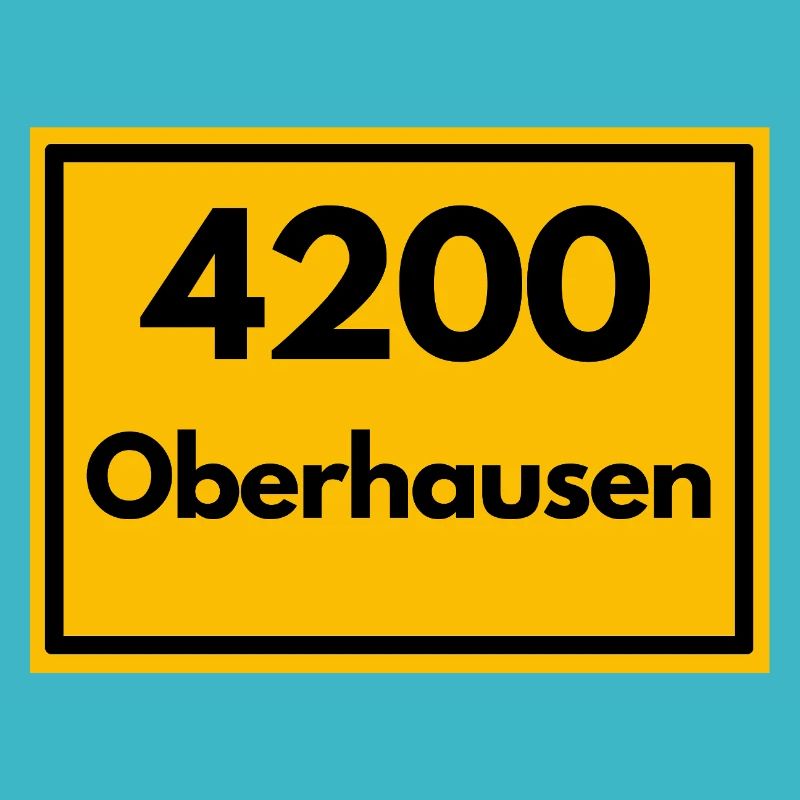 ANCIEN CODE POSTAL RETRO 4200 OBERHAUSEN RUHR