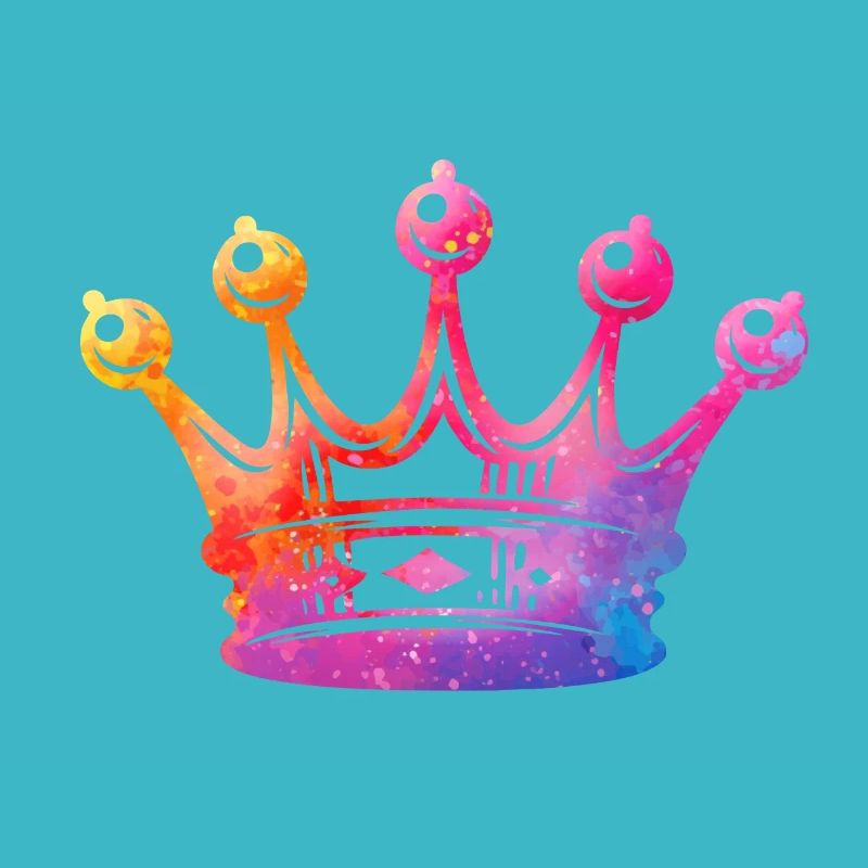 Couronne à l’aquarelle