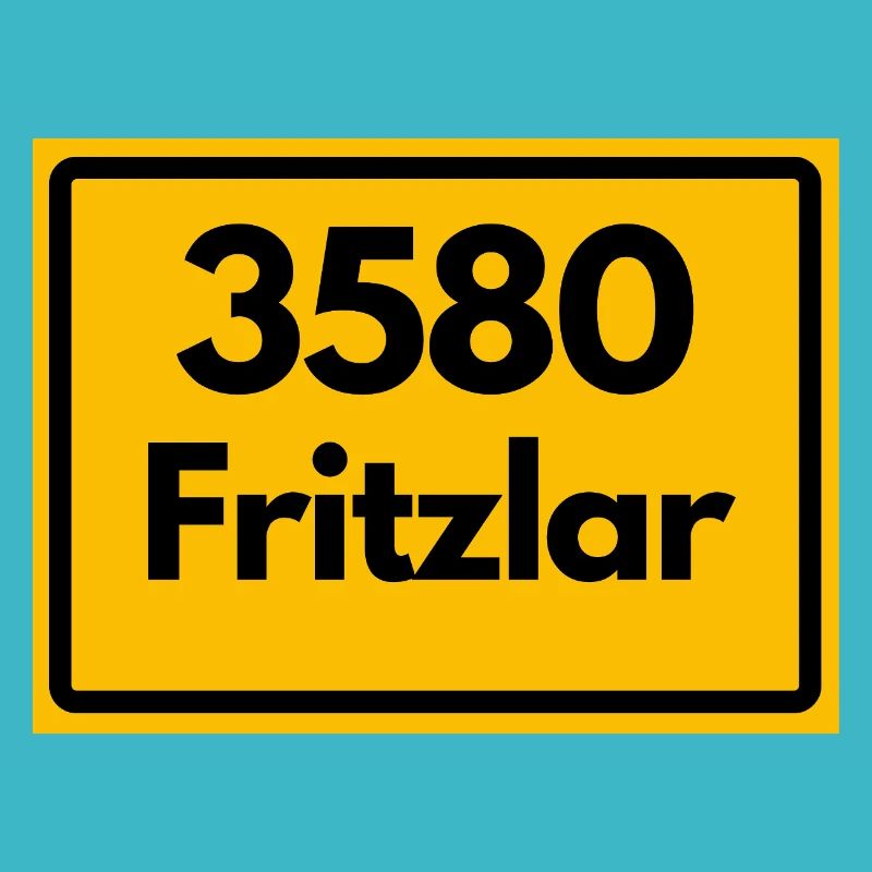 ANCIEN CODE POSTAL RETRO 3580 FRITZLAR DOMFACH