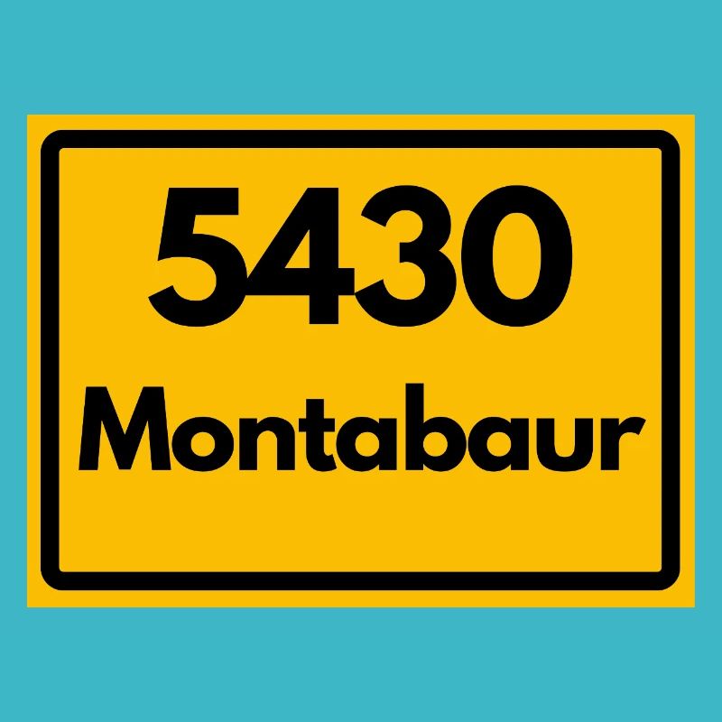 ANCIEN CODE POSTAL RETRO 5430 MONTABAUR