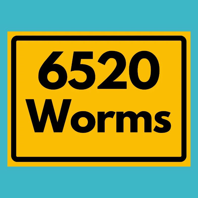 ANCIEN CODE POSTAL RETRO 6520 WORMS