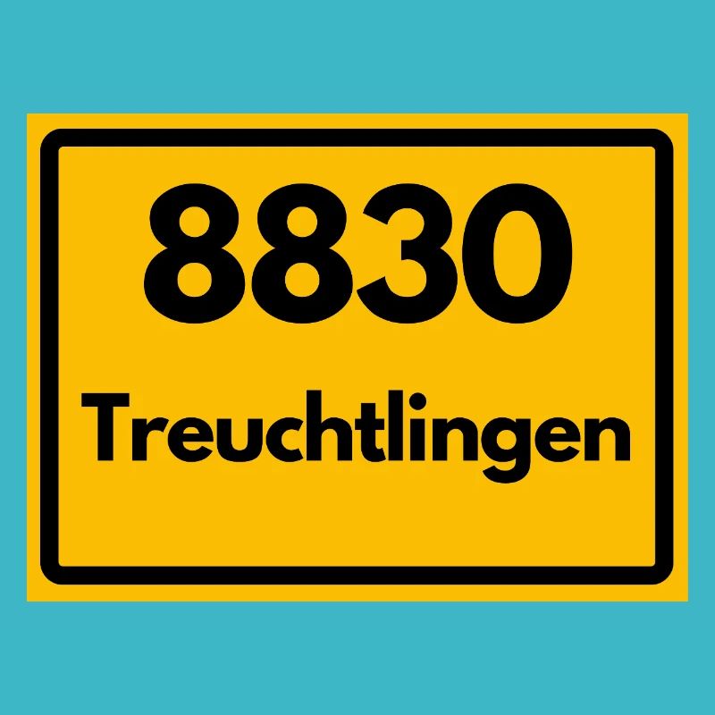ALTE POSTLEITZAHL PLZ RETRO 8830 TREUCHTLINGEN