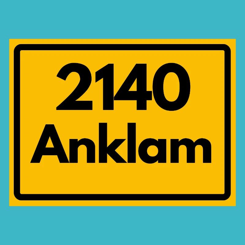 ALTE POSTLEITZAHL PLZ RETRO 2140 ANKLAM HEIMAT