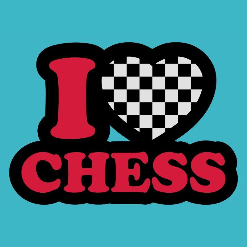 I love chess - J'aime échecs.