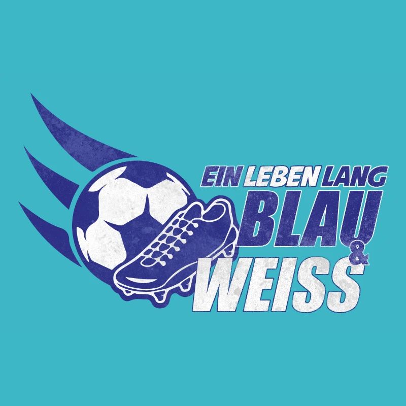 Blau & Weiss ein Leben Lang Geschenkidee
