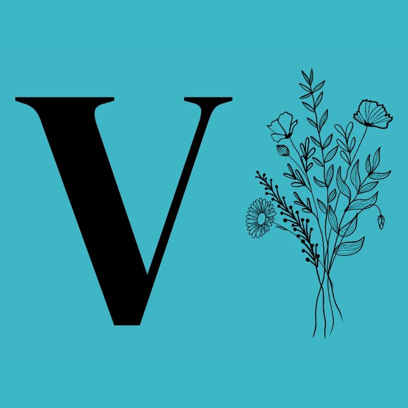 Lette v fleurs minimalistes