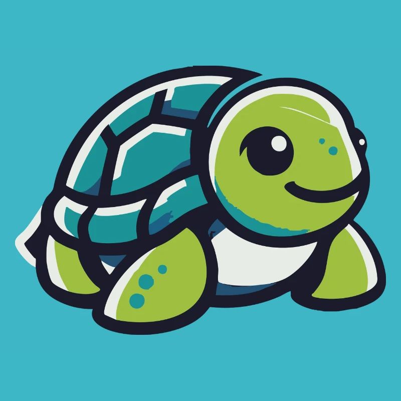 Green land turtle