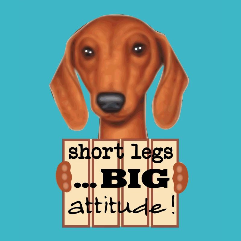 Dachshund Short Legs Big Attitude