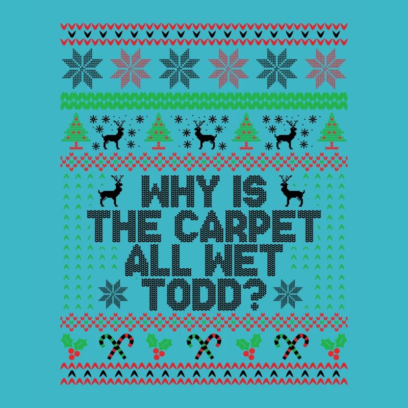 Warum ist der Teppich ganz nass Todd?