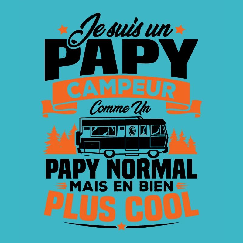 Un papy campeur comme un papy normal