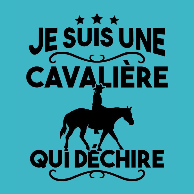 Je suis une cavalière qui déchire