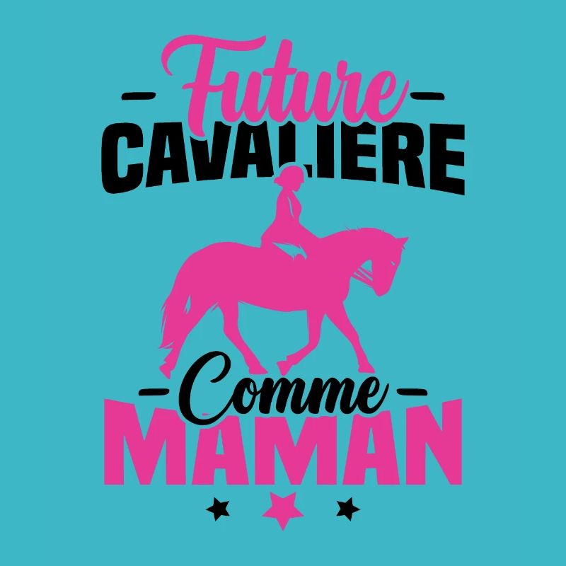 Future cavalière comme maman
