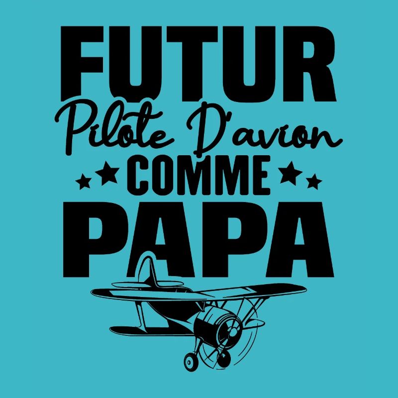 Futur Pilote d'avion comme Papa