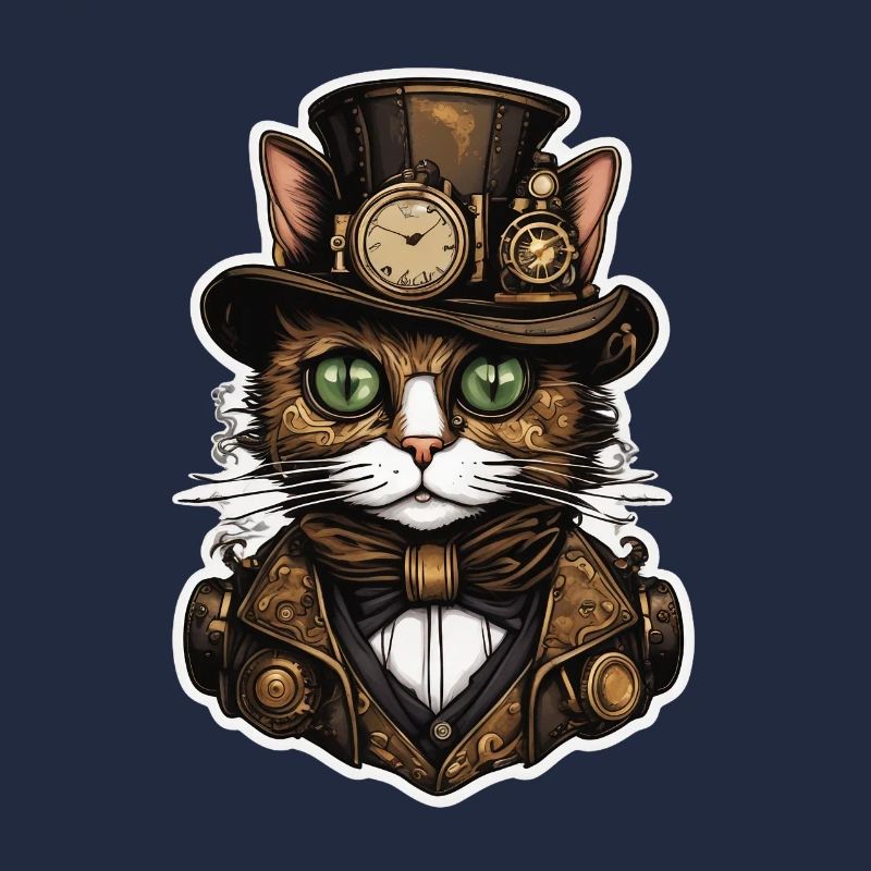 Steampunk Cat 01