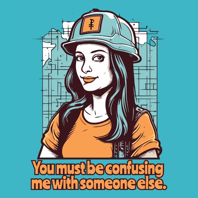 Construction worker Lisa, you're confusing me