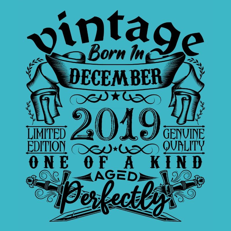 Anniversaire 2019 Décembre 2019 né en December